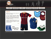 Tablet Screenshot of footballsouvenirs.net